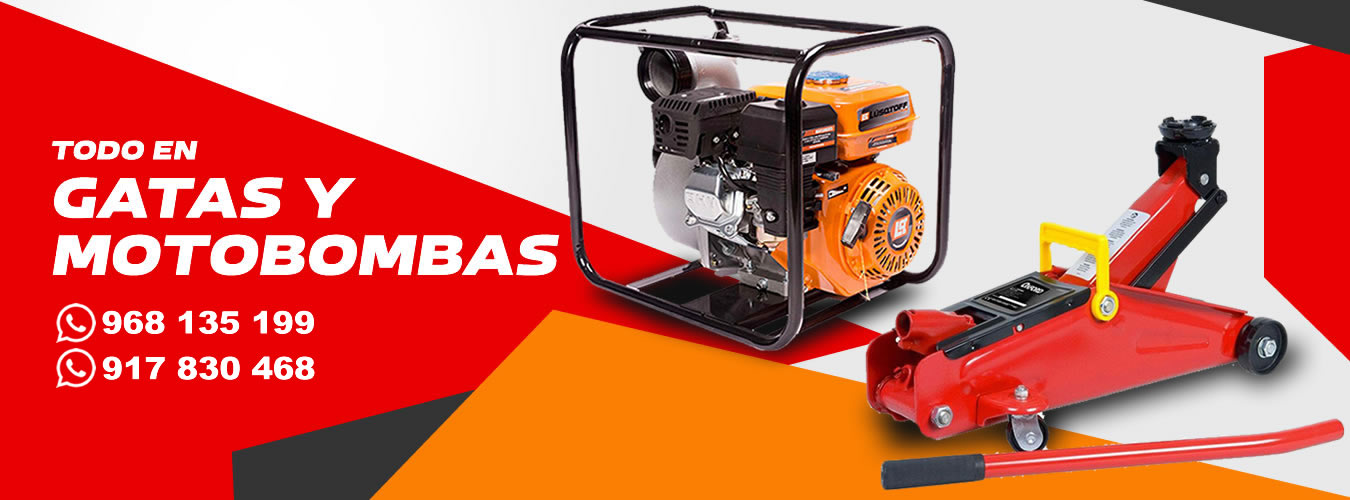 Todo en gatas y motobombas